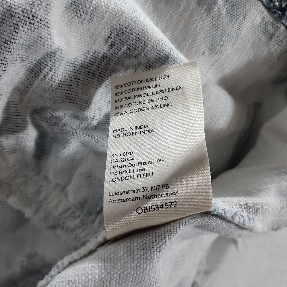Anthropologie Printed Blue Pilcro Puff-Sleeve Tunic Size M - Picture 5 of 6
